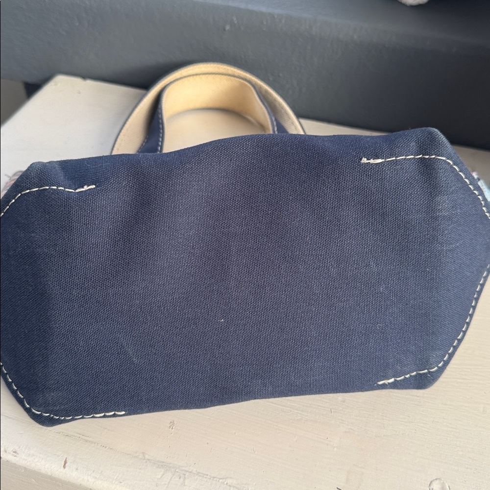 Vtg L.L. Bean Plaid Patchwork Mini Tote - Picture 5 of 5